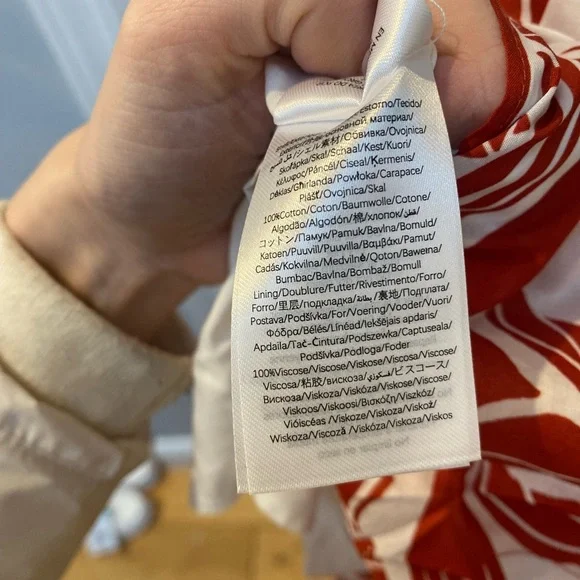 Farm Rio one shoulder red and white maxi dress​ - Picture 9 of 11